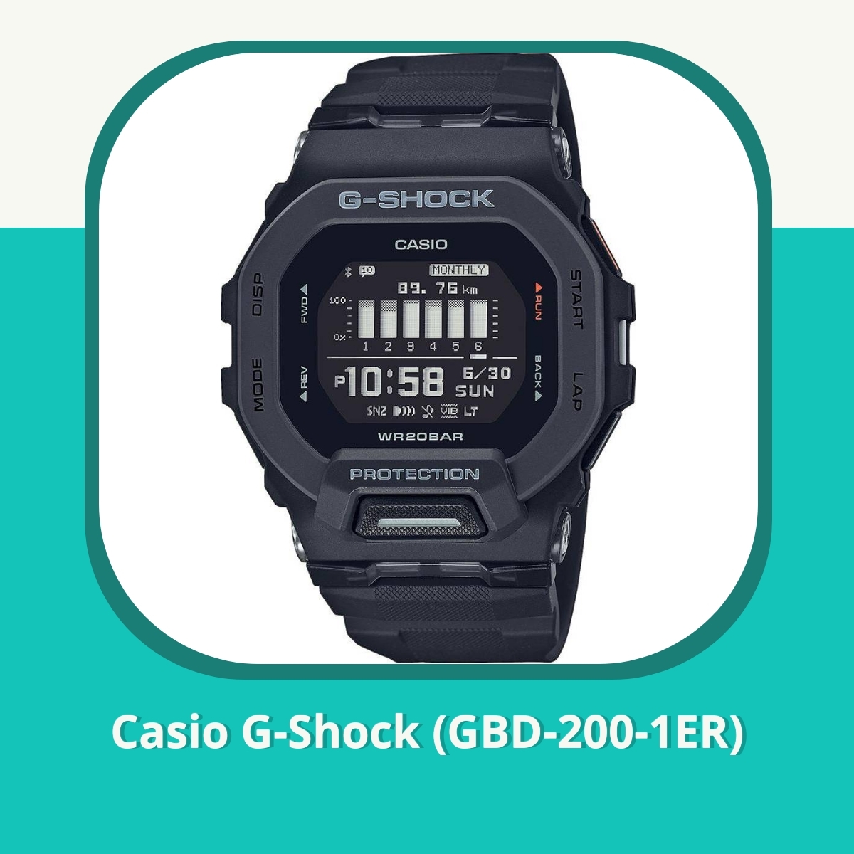 Recension af Casio G-Shock (GBD-200-1ER)