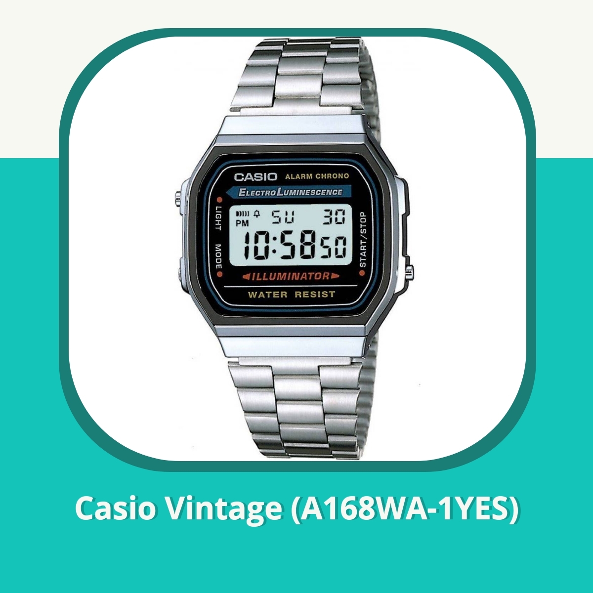 Recension af Casio Vintage (A168WA-1YES)