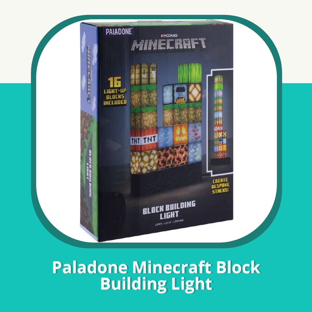 Anmeldelse af Paladone Minecraft Block Building Light