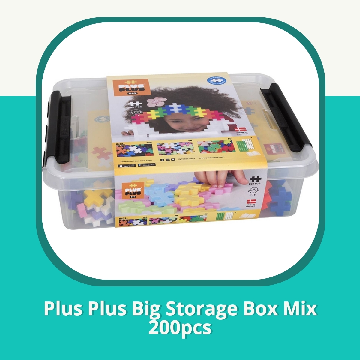 Anmeldelse Plus Plus Big Storage Box Mix 200pcs