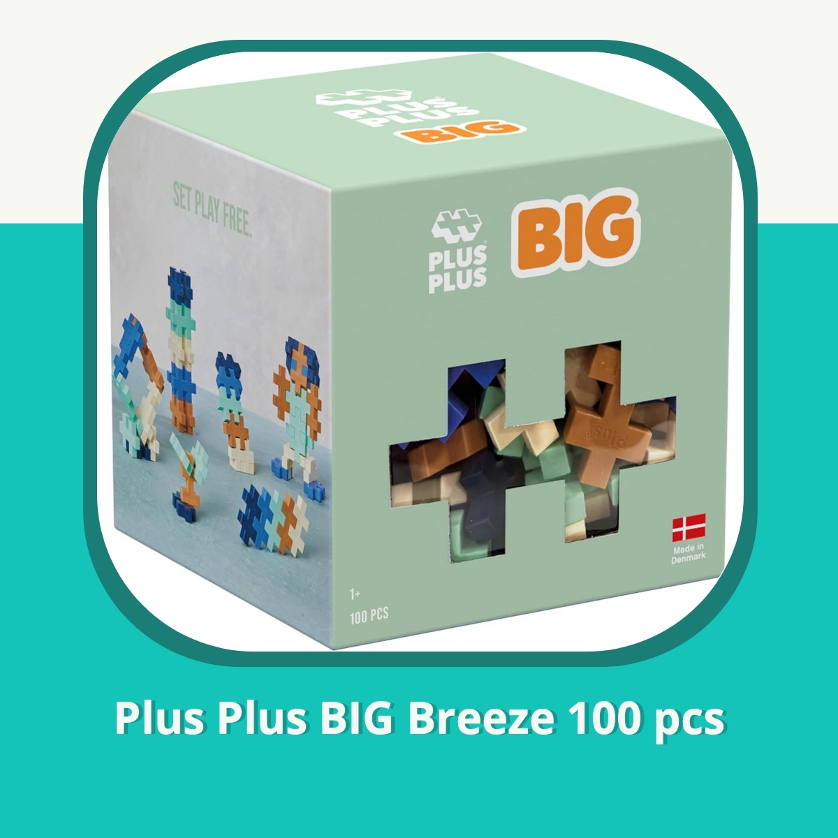 Anmeldelse af Plus Plus BIG Breeze 100 pcs