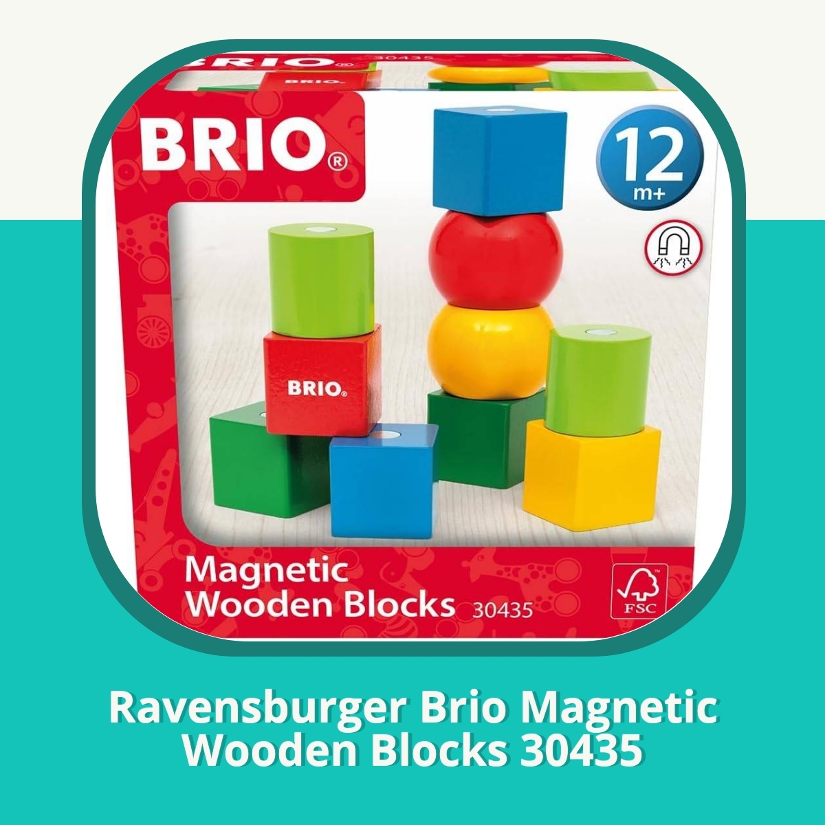 Recension af Ravensburger Brio Magnetic Wooden Blocks 30435