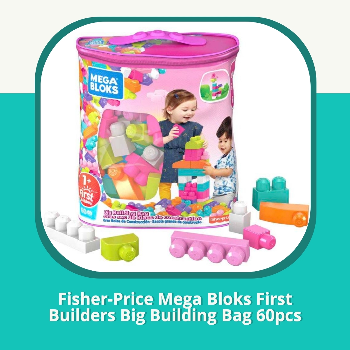 Recension af Fisher-Price Mega Bloks First Builders Big Building Bag 60pcs
