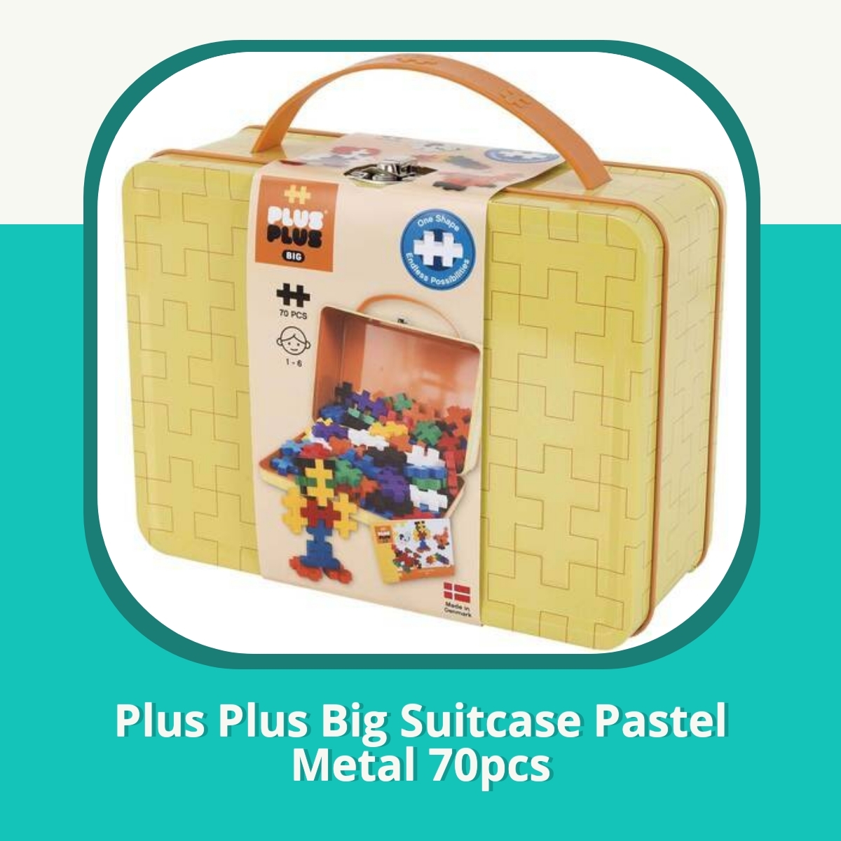 Recension af Plus Plus Big Suitcase Pastel Metal 70pcs