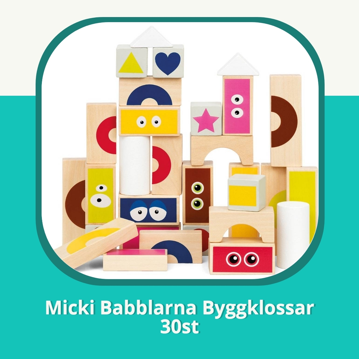 Recension af Micki Babblarna Byggklossar 30st