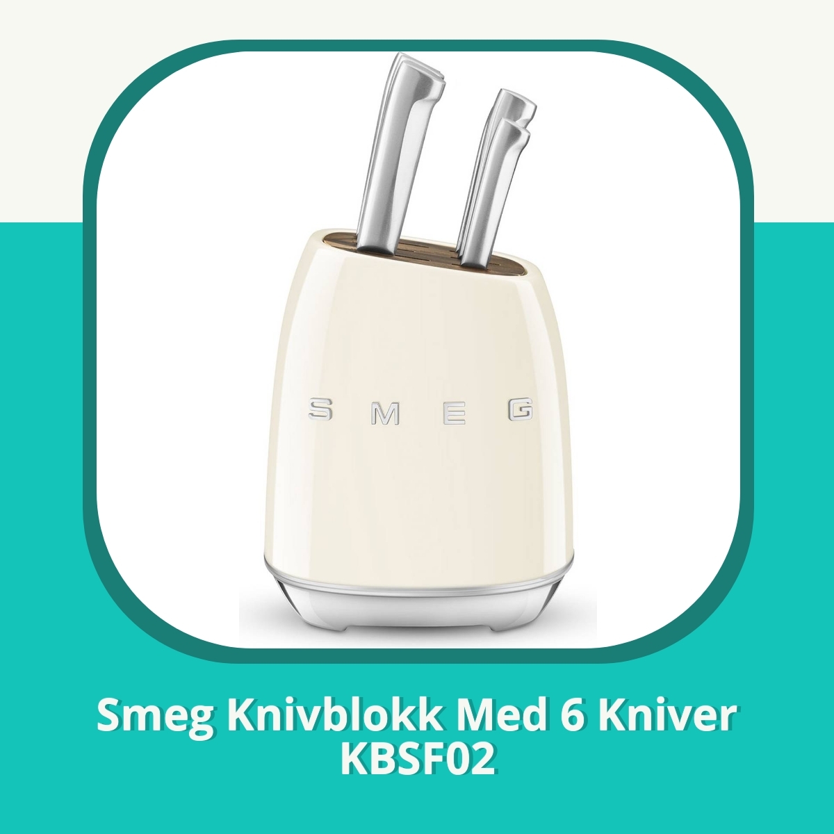 Anmeldelse Smeg Knivblokk Med 6 Kniver KBSF02