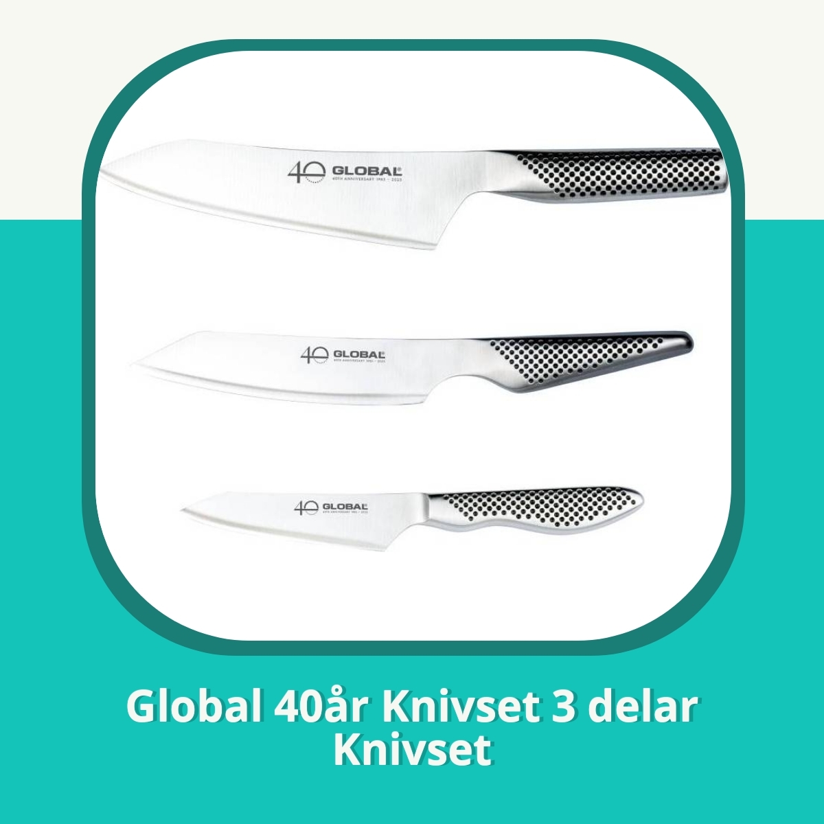 Recension af Global 40år Knivset 3 delar Knivset
