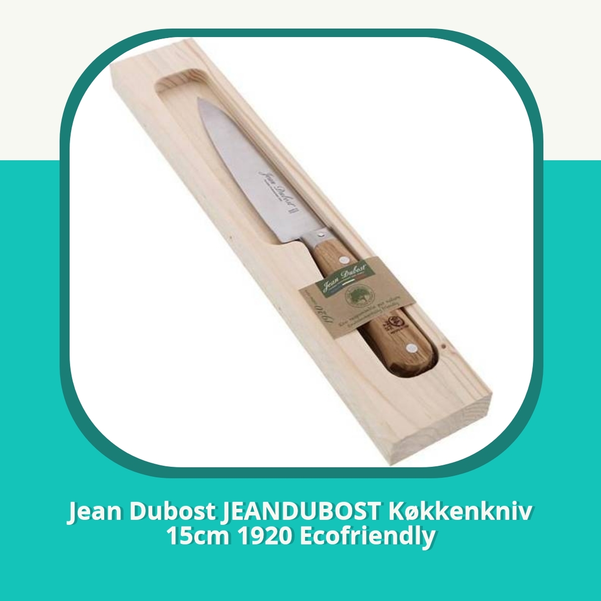 Recension Jean Dubost JEANDUBOST Køkkenkniv 15cm 1920 Ecofriendly