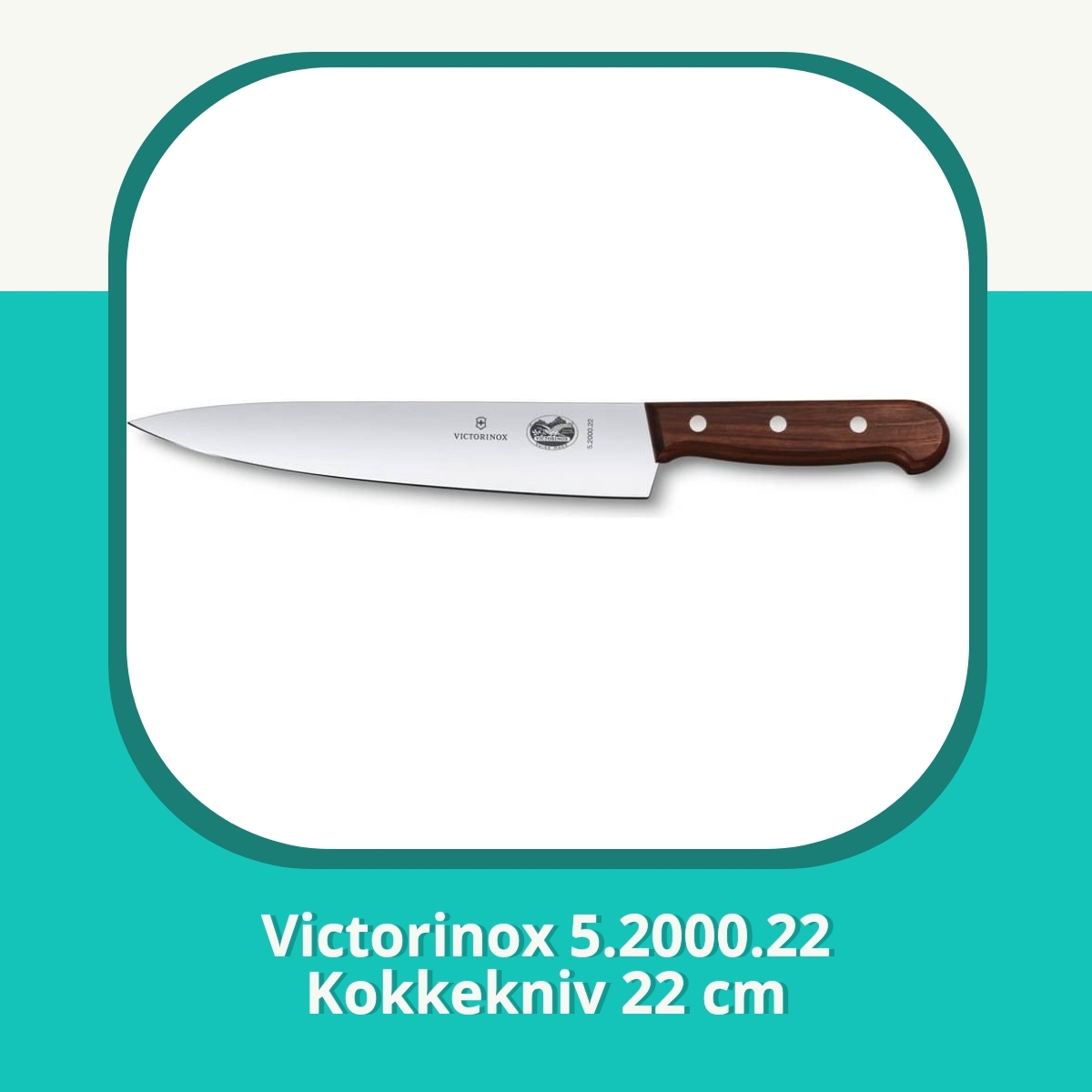 Anmeldelse af Victorinox 5.2000.22 Kokkekniv 22 cm