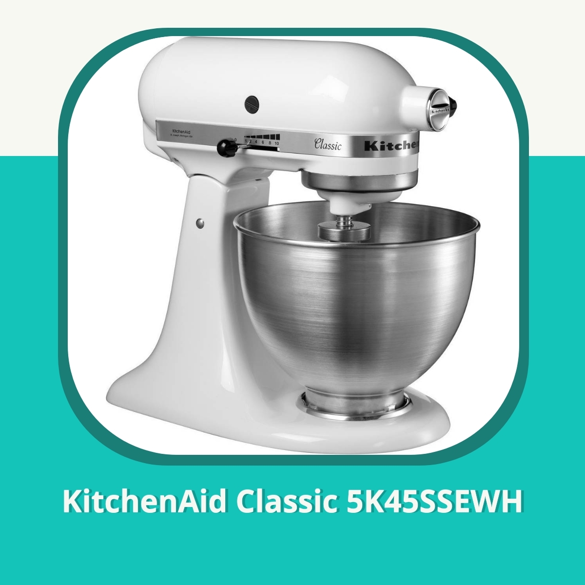 Anmeldelse af KitchenAid Classic 5K45SSEWH