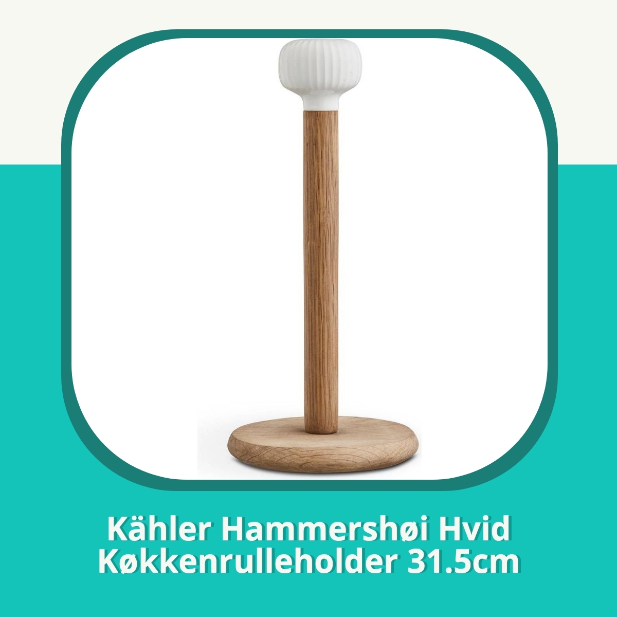 Anmeldelse af Kähler Hammershøi Hvid Køkkenrulleholder 31.5cm
