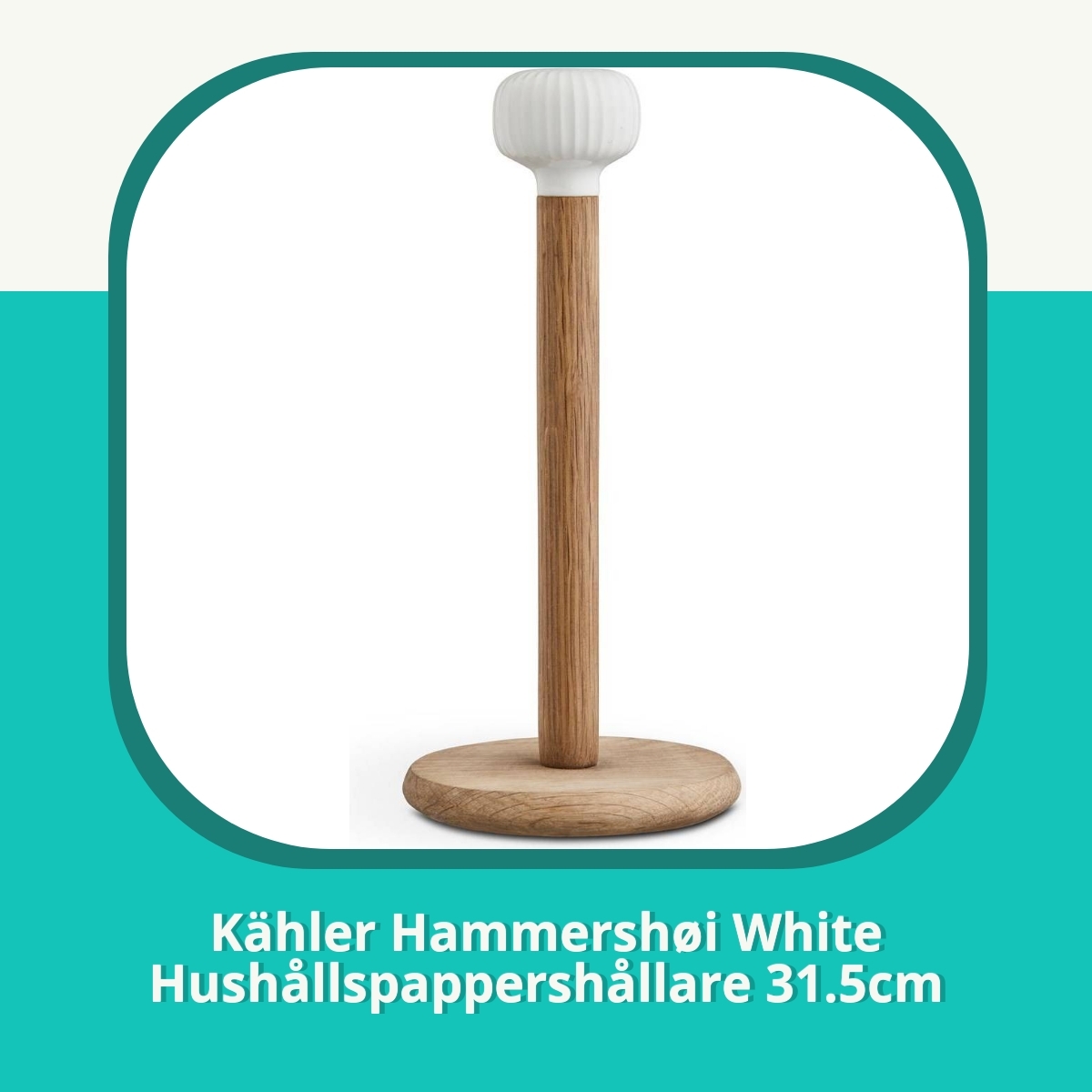 Recension af Kähler Hammershøi White Hushållspappershållare 31.5cm