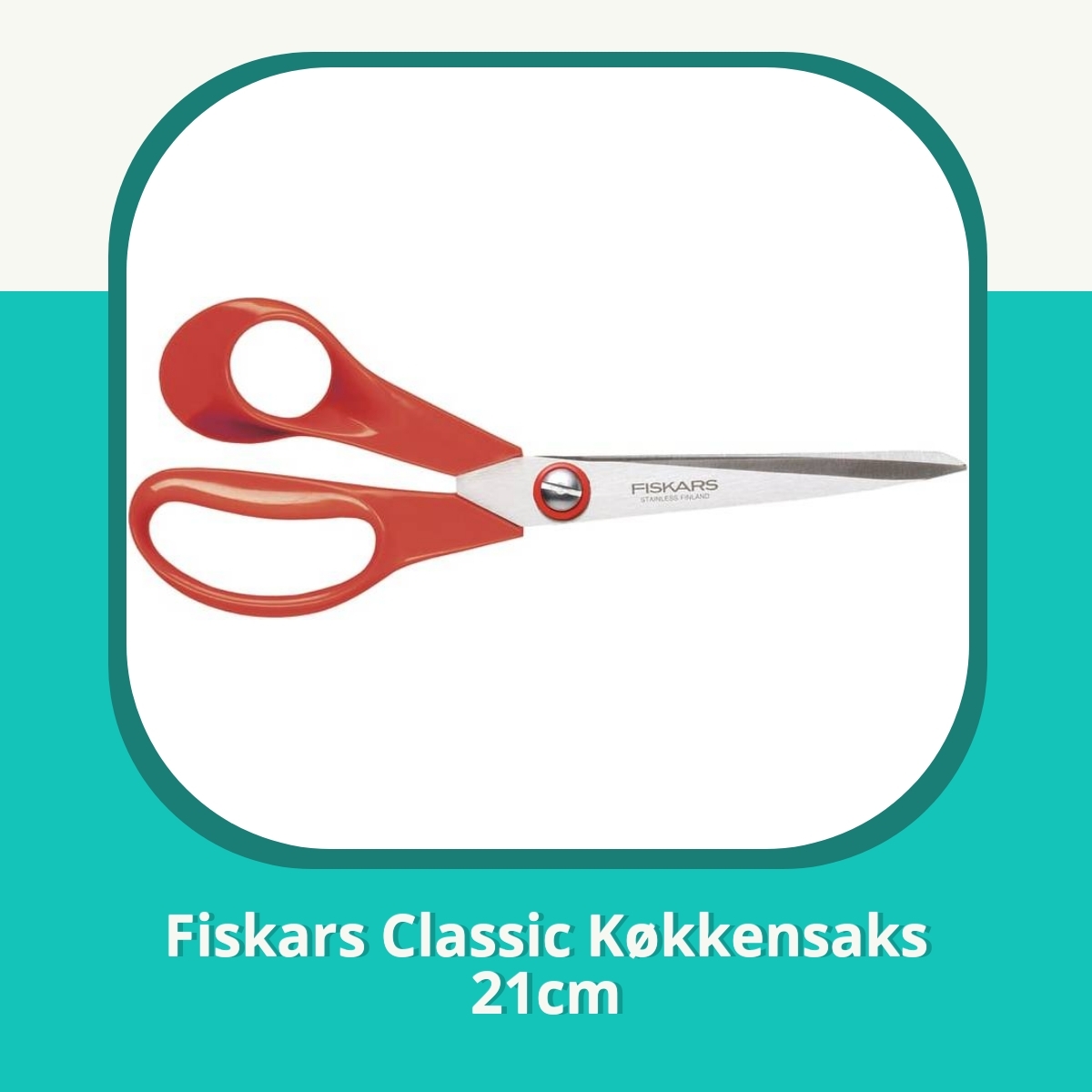Anmeldelse af Fiskars Classic Køkkensaks 21cm