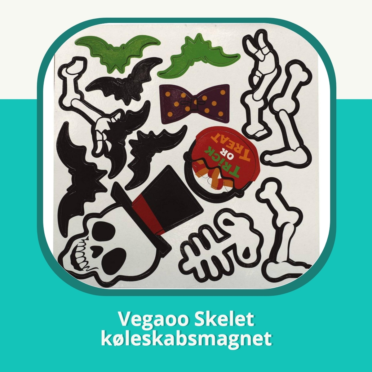 Anmeldelse af Vegaoo Skelet køleskabsmagnet