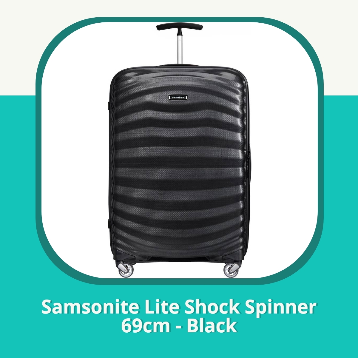 Anmeldelse Samsonite Lite Shock Spinner 69cm - Black