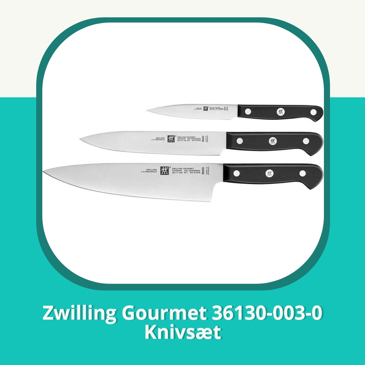 Anmeldelse af Zwilling Gourmet 36130-003-0 Knivsæt