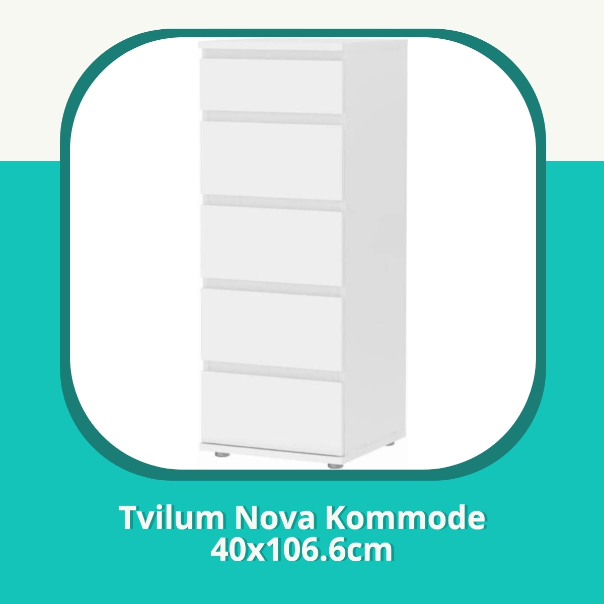 Anmeldelse af Tvilum Nova Kommode 40x106.6cm