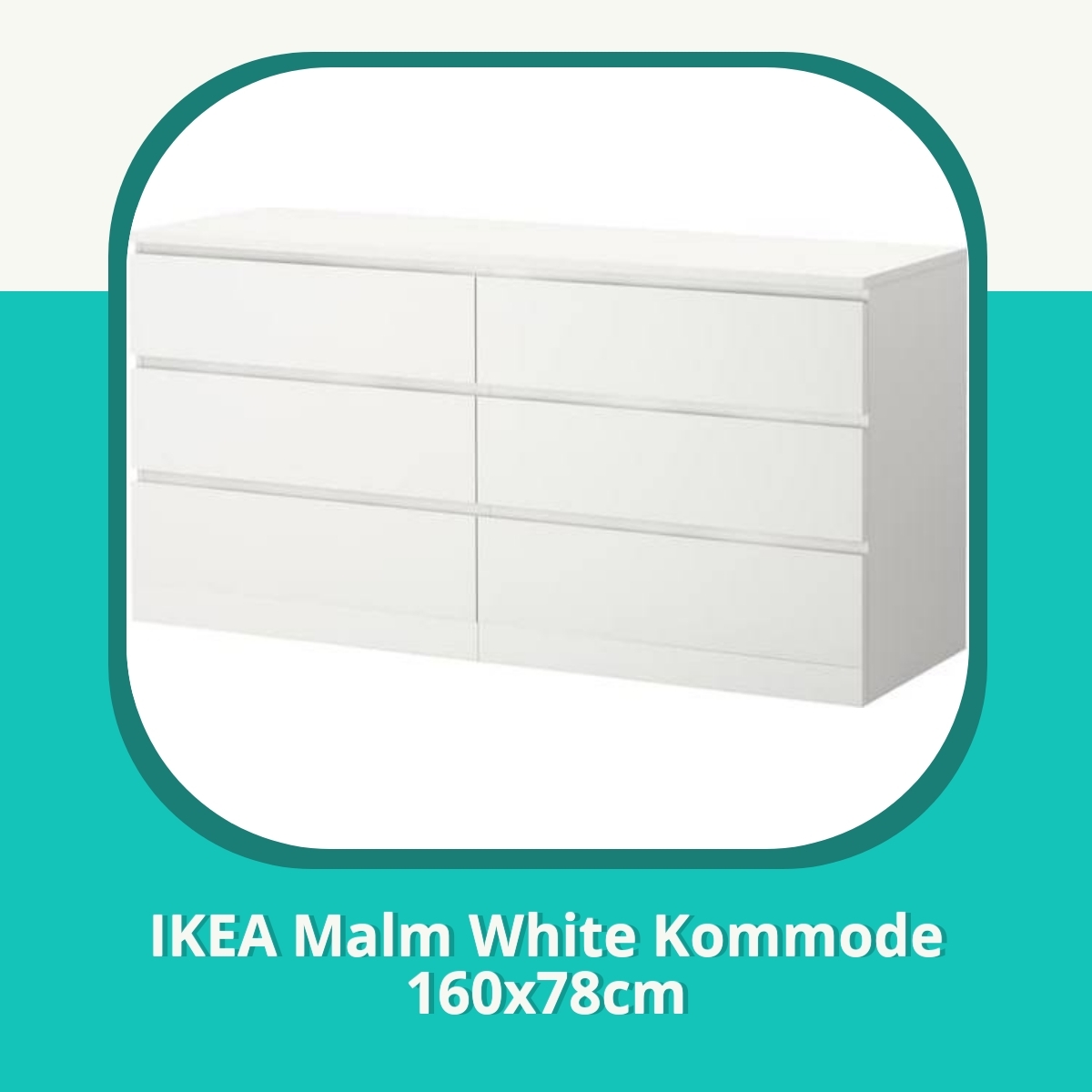 Anmeldelse af IKEA Malm White Kommode 160x78cm