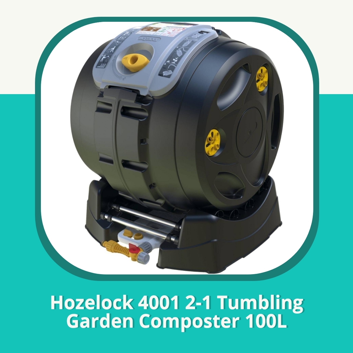 Anmeldelse af Hozelock 4001 2-1 Tumbling Garden Composter 100L