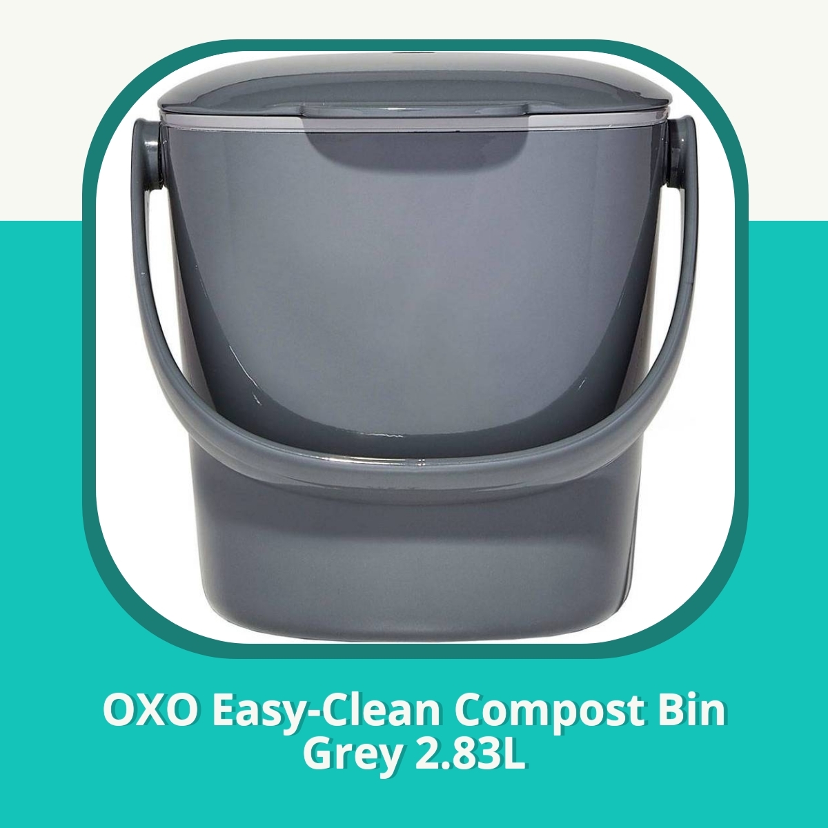 Anmeldelse af OXO Easy-Clean Compost Bin Grey 2.83L