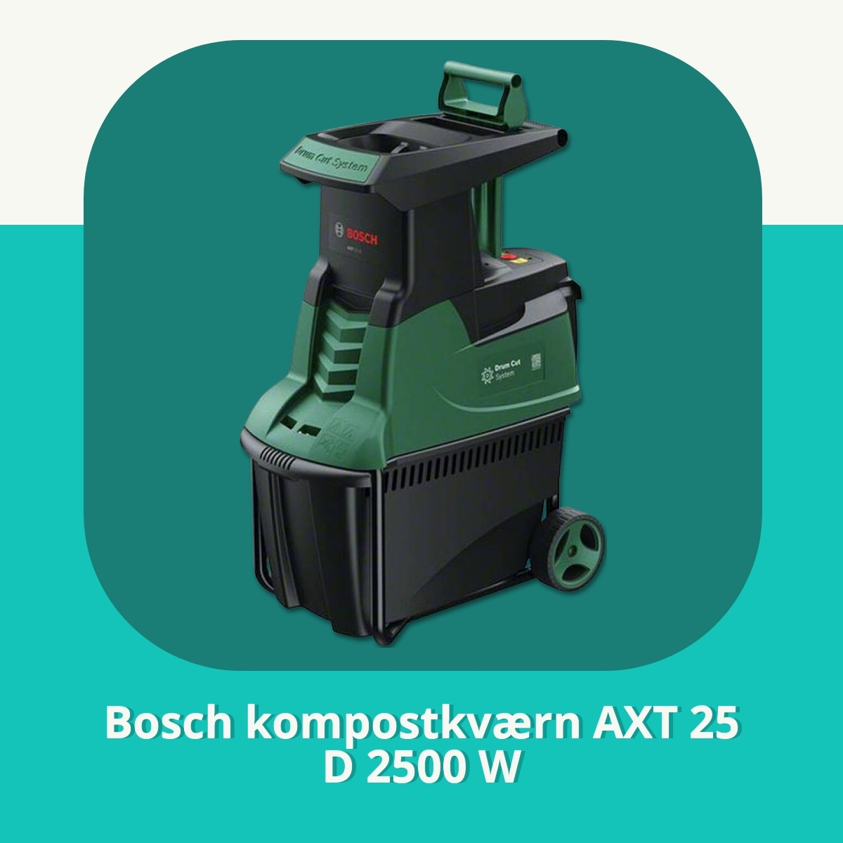 Anmeldelse af Bosch kompostkværn AXT 25 D 2500 W