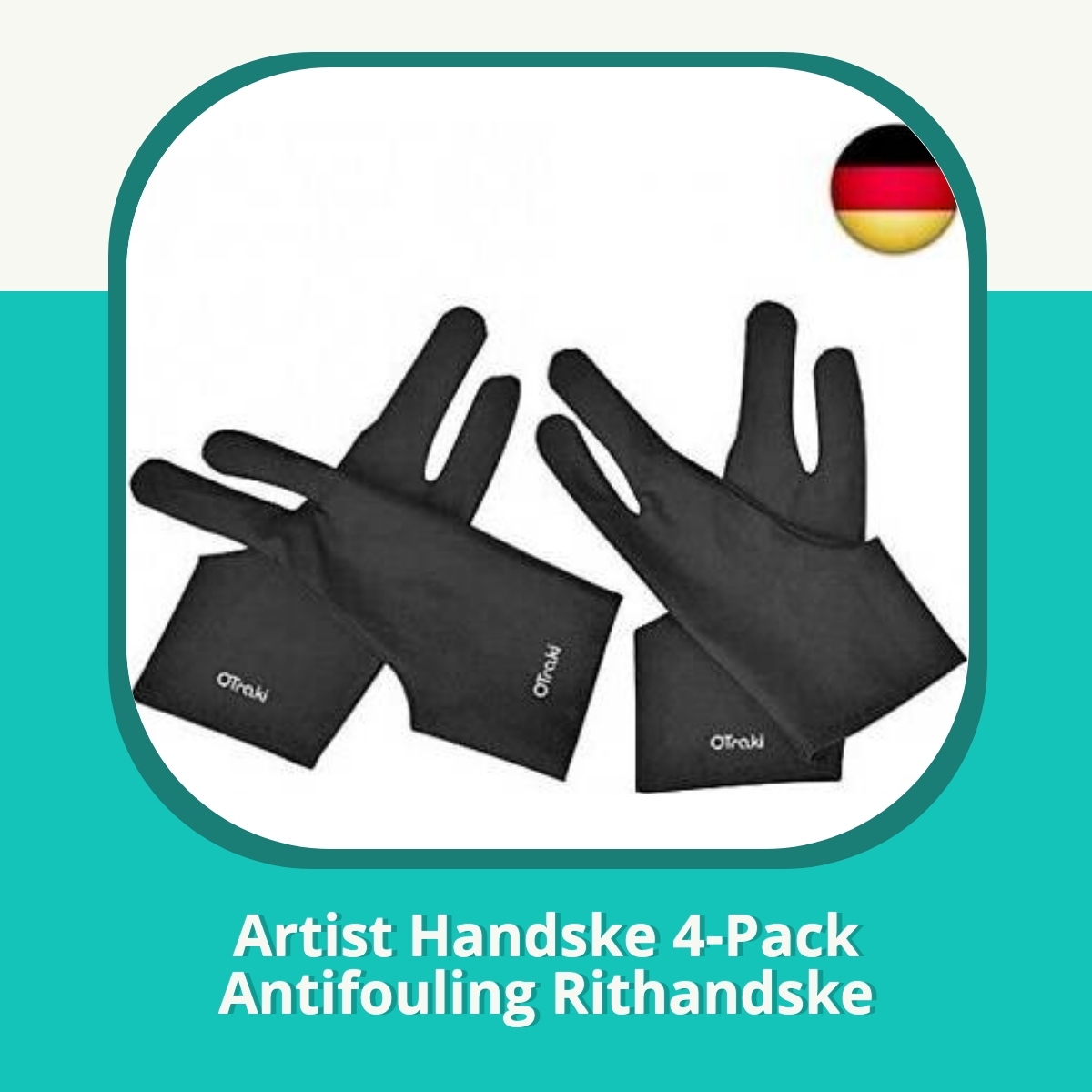 Recension af Artist Handske 4-Pack Antifouling Rithandske