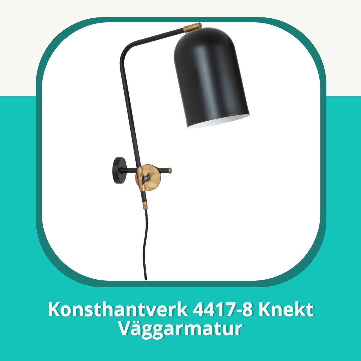 Recension af Konsthantverk 4417-8 Knekt Väggarmatur