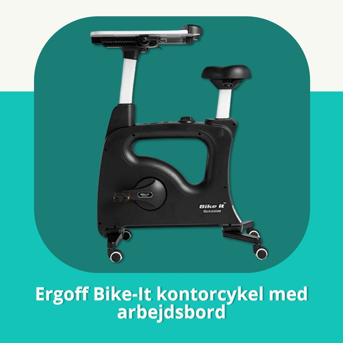 Anmeldelse af Ergoff Bike-It kontorcykel med arbejdsbord