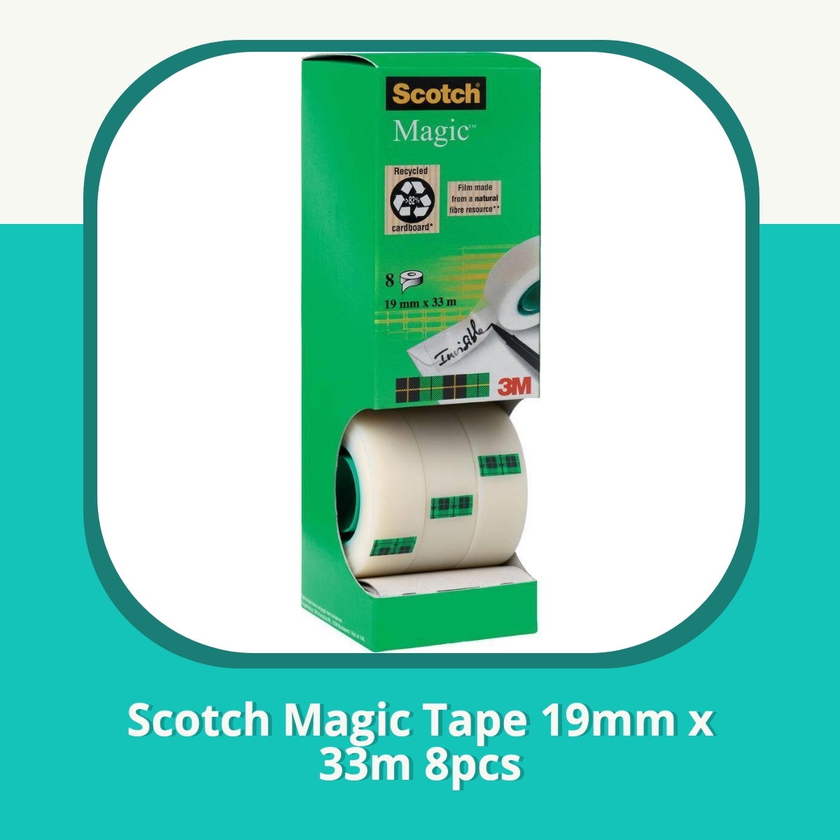 Anmeldelse af Scotch Magic Tape 19mm x 33m 8pcs