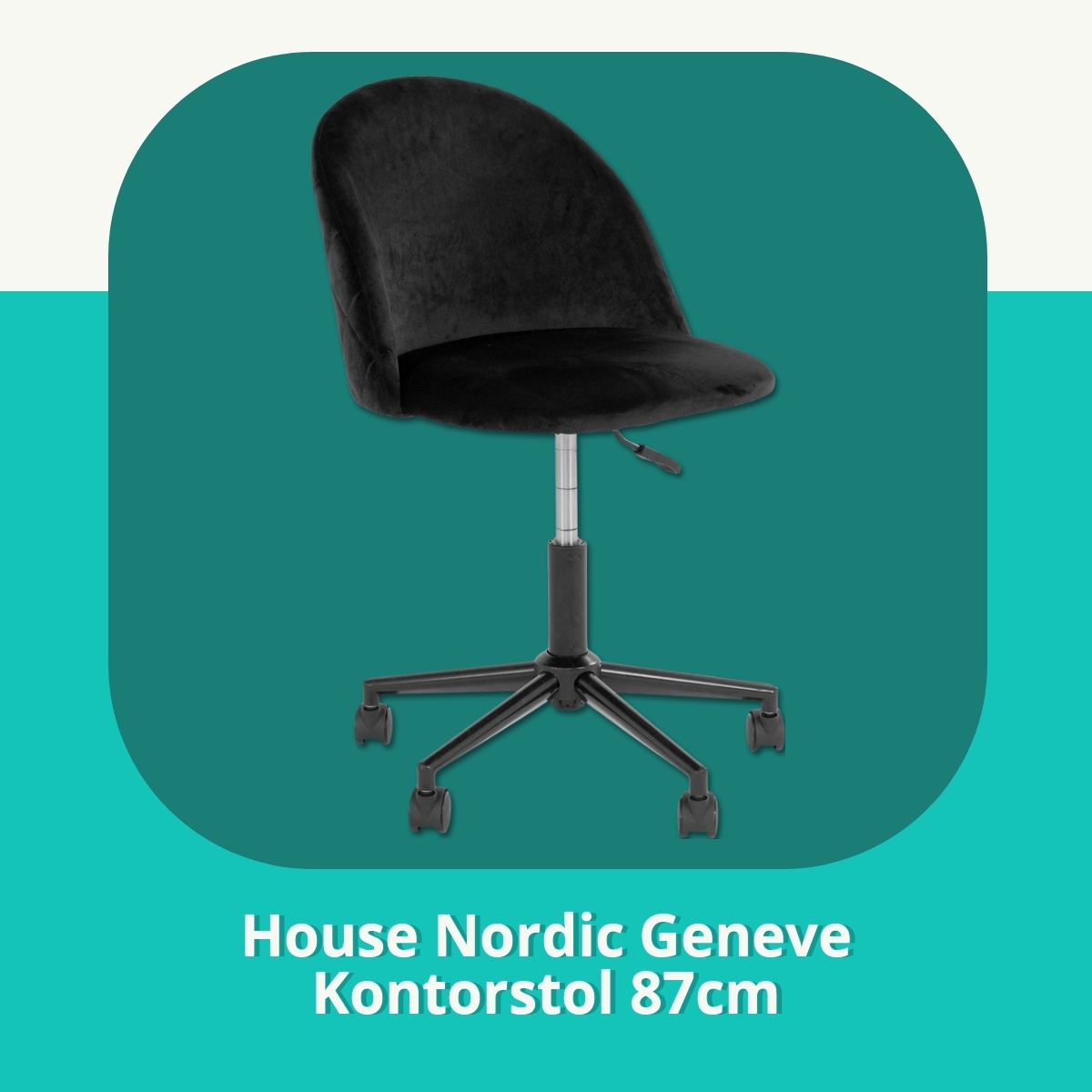 Anmeldelse af House Nordic Geneve Kontorstol 87cm