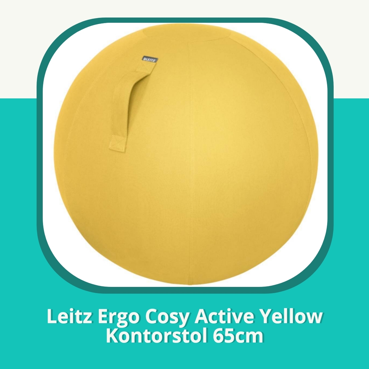 Anmeldelse af Leitz Ergo Cosy Active Yellow Kontorstol 65cm