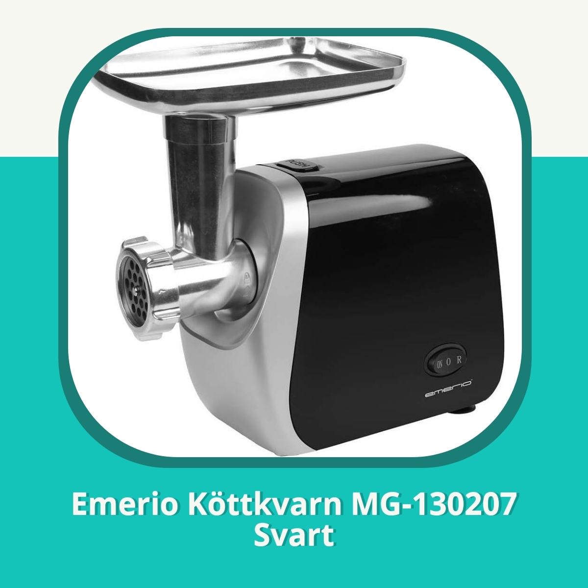 Recension af Emerio Köttkvarn MG-130207 Svart