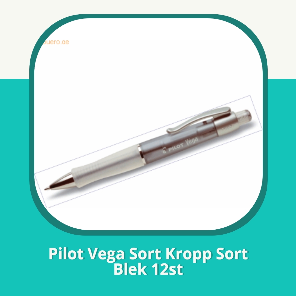 Anmeldelse af Pilot Vega Sort Kropp Sort Blek 12st