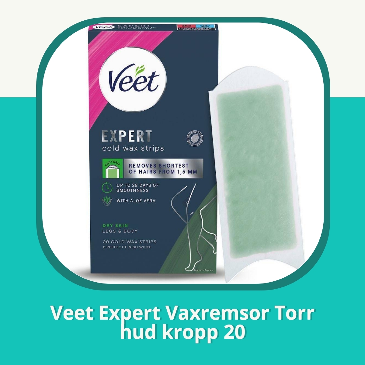 Recension af Veet Expert Vaxremsor Torr hud kropp 20