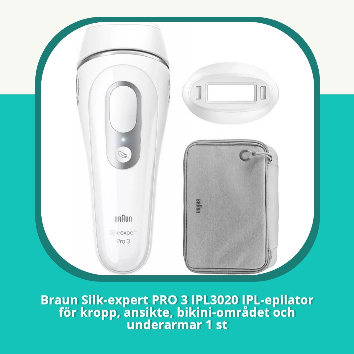 Recension af Braun Silk-expert PRO 3 IPL3020 IPL-epilator för kropp, ansikte, bikini-området och underarmar 1 st