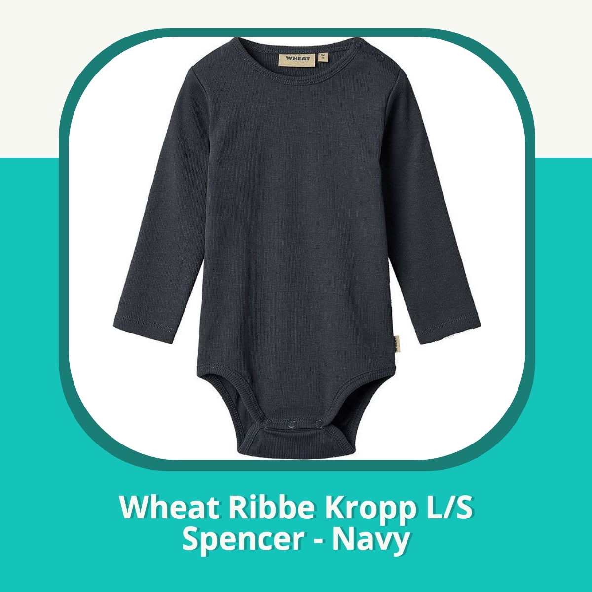 Anmeldelse Wheat Ribbe Kropp L/S Spencer - Navy