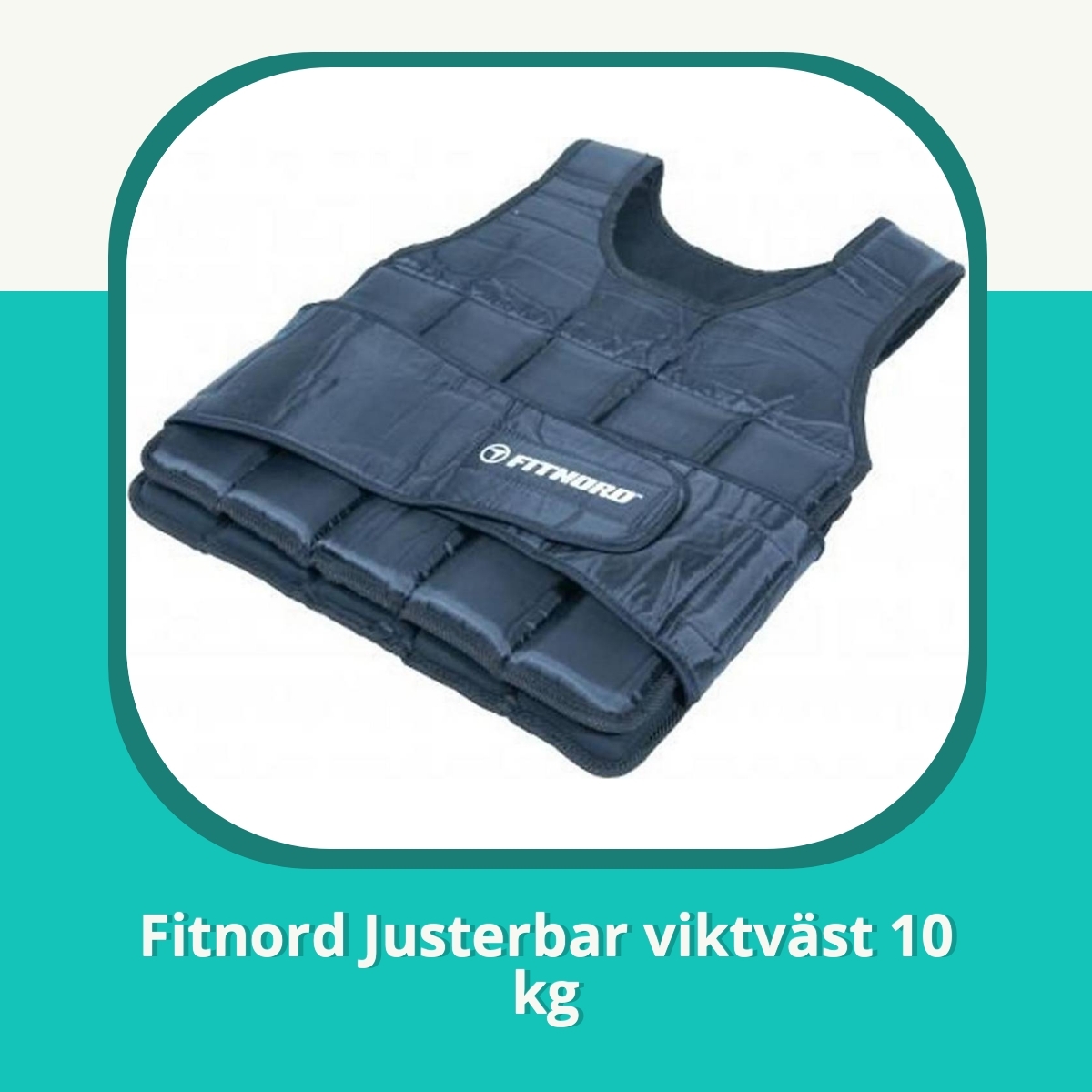 Recension af Fitnord Justerbar viktväst 10 kg