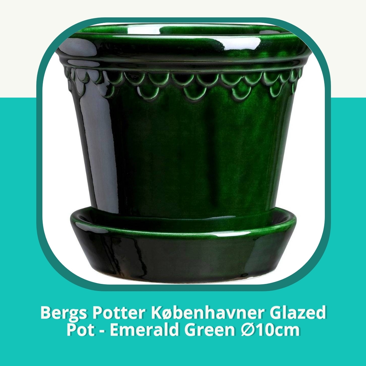 Recension af Bergs Potter Københavner Glazed Pot - Emerald Green ∅10cm