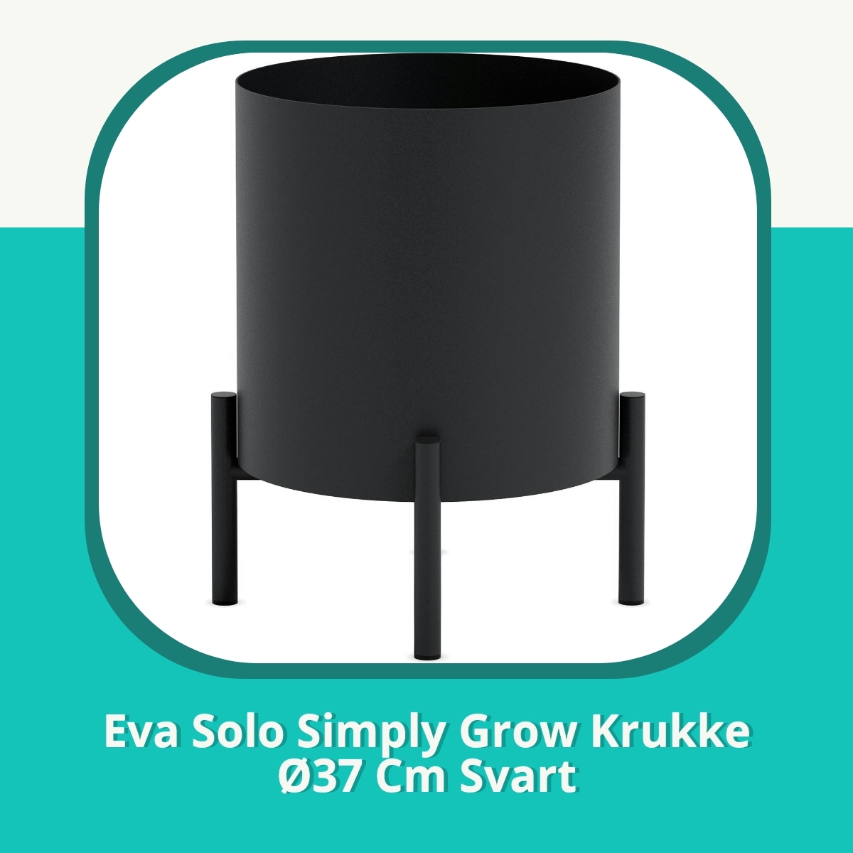 Anmeldelse Eva Solo Simply Grow Krukke Ø37 Cm Svart