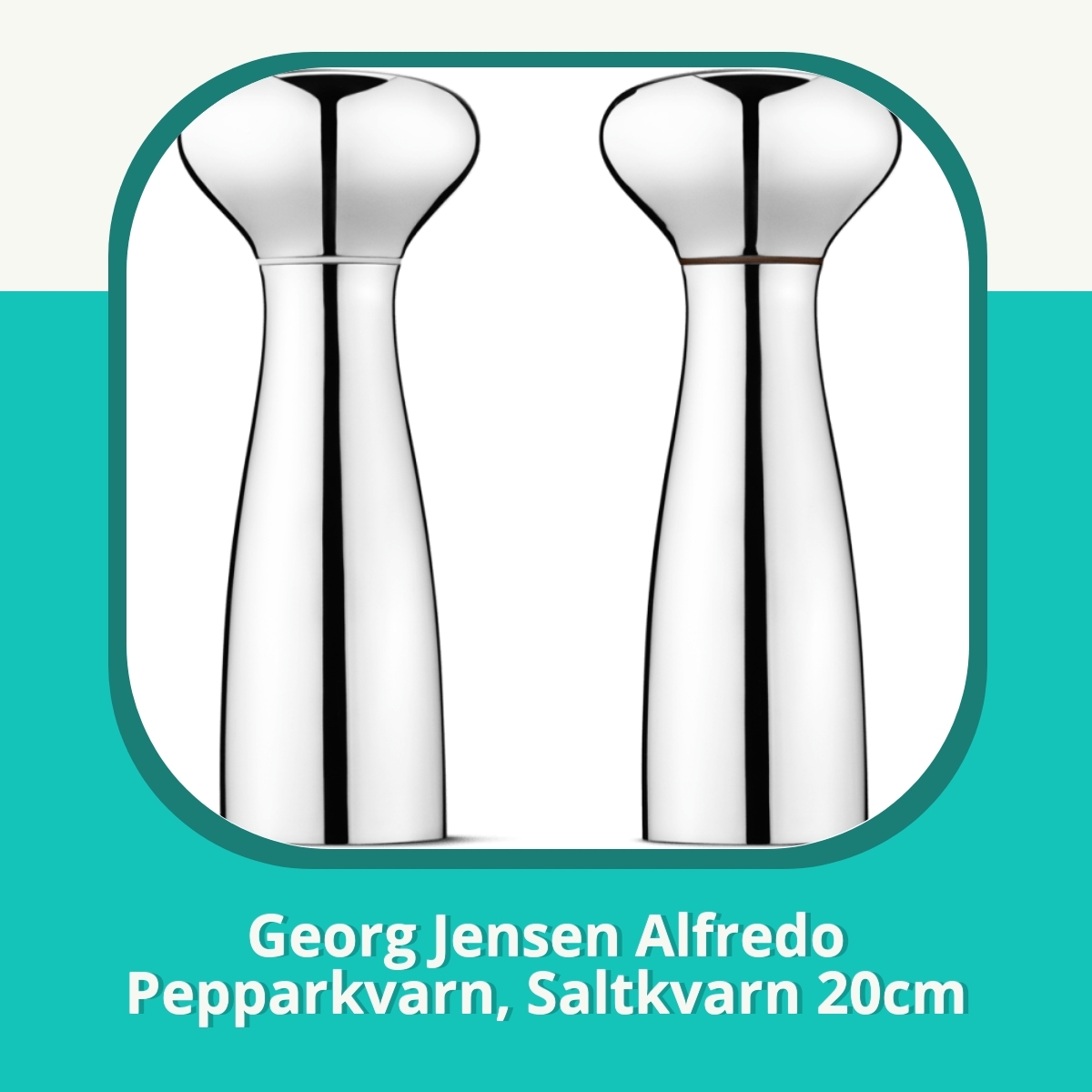 Recension af Georg Jensen Alfredo Pepparkvarn, Saltkvarn 20cm