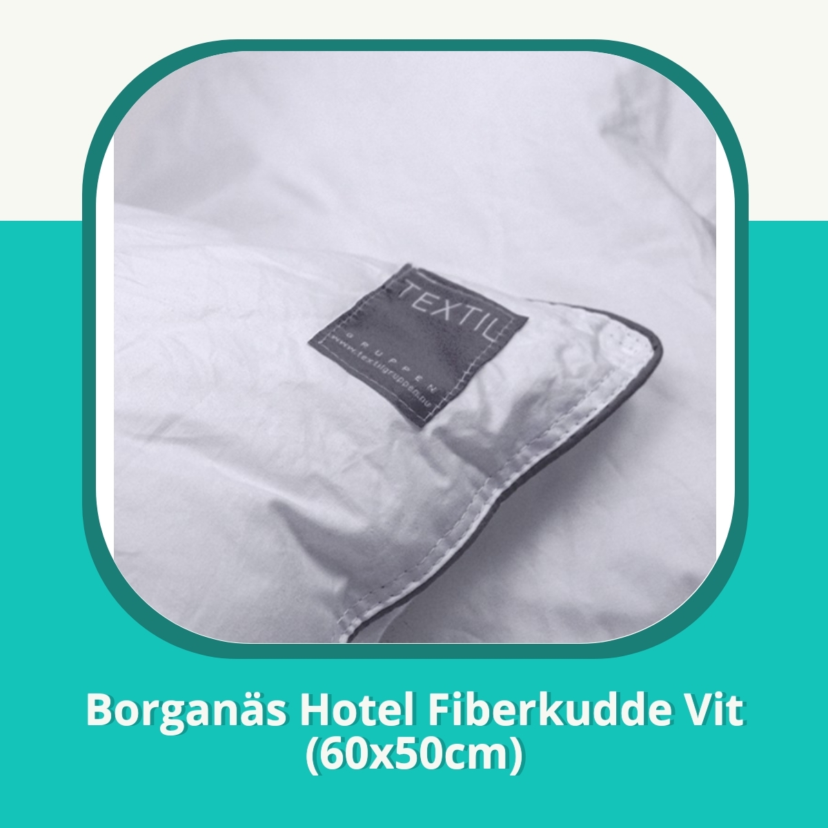 Recension af Borganäs Hotel Fiberkudde Vit (60x50cm)
