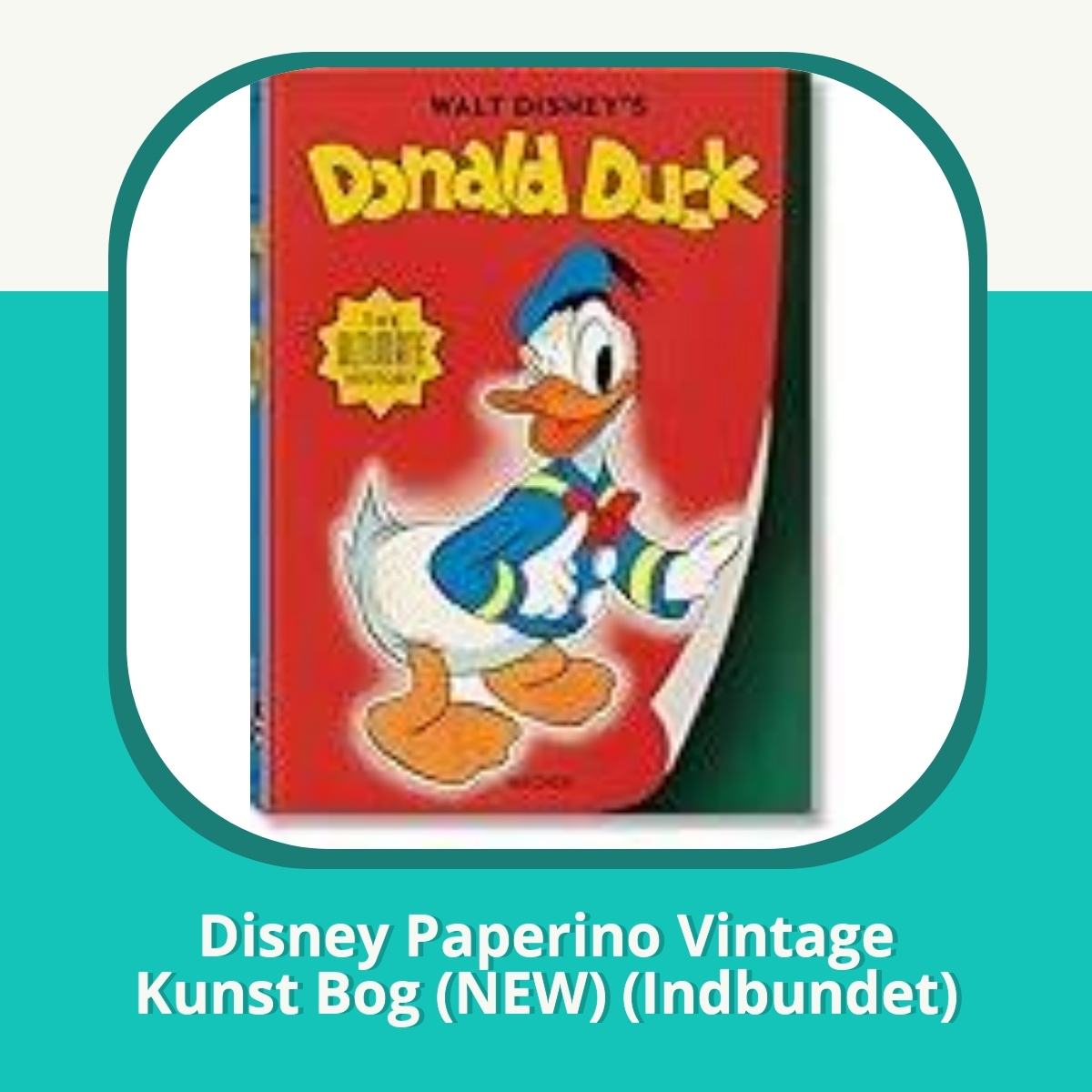 Anmeldelse af Disney Paperino Vintage Kunst Bog (NEW) (Indbundet)