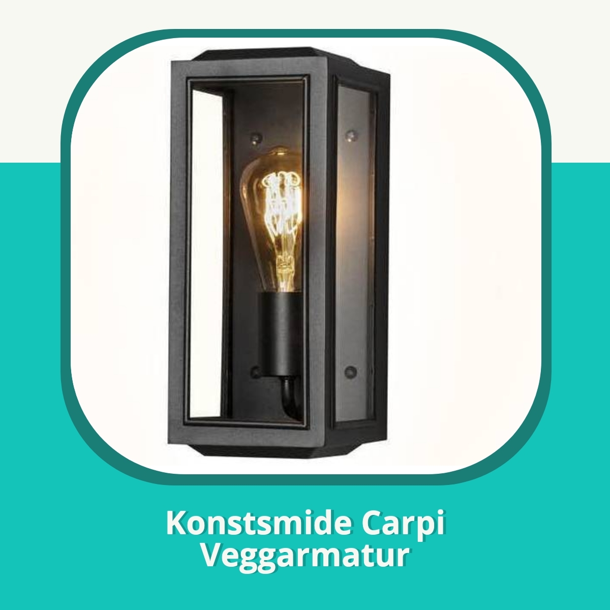 Anmeldelse af Konstsmide Carpi Veggarmatur