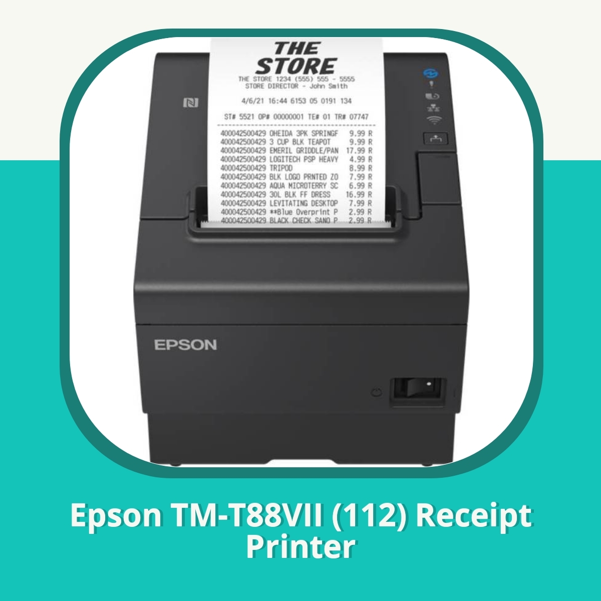 Recension af Epson TM-T88VII (112) Receipt Printer