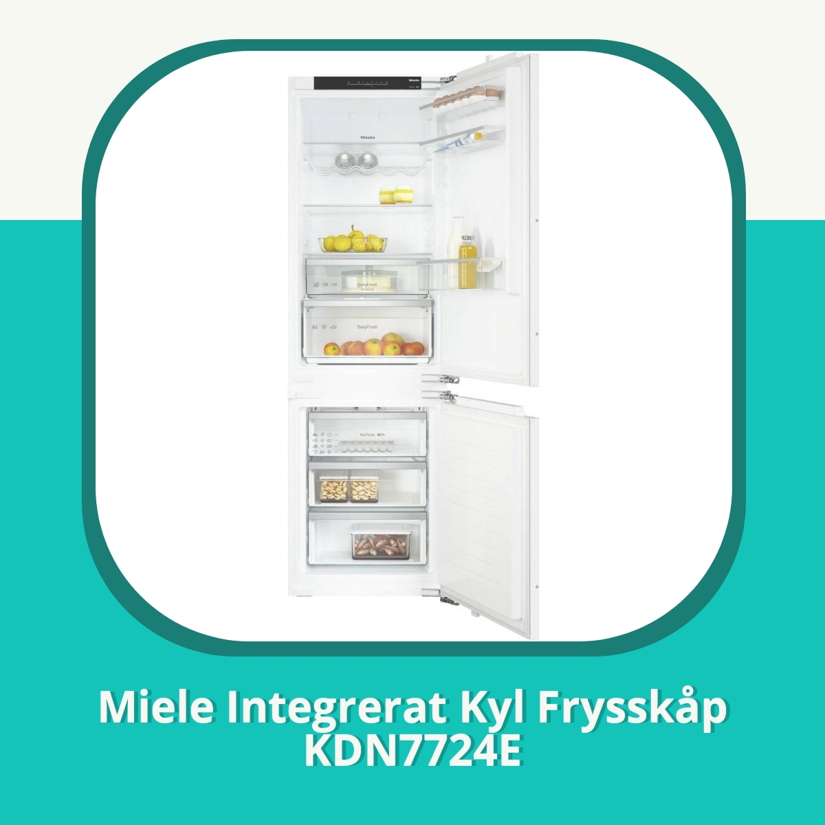 Recension af Miele Integrerat Kyl Frysskåp KDN7724E