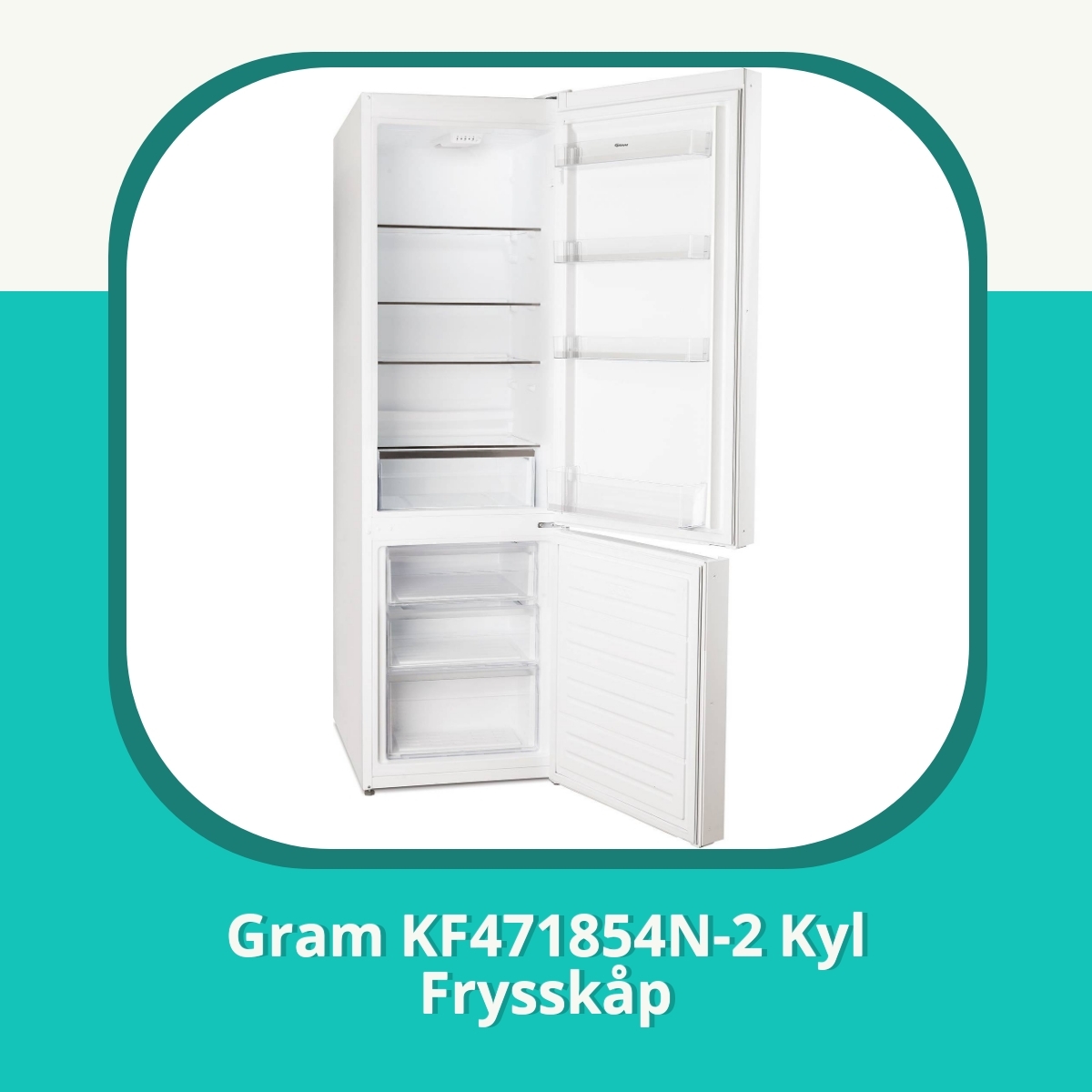 Recension Gram KF471854N-2 Kyl Frysskåp