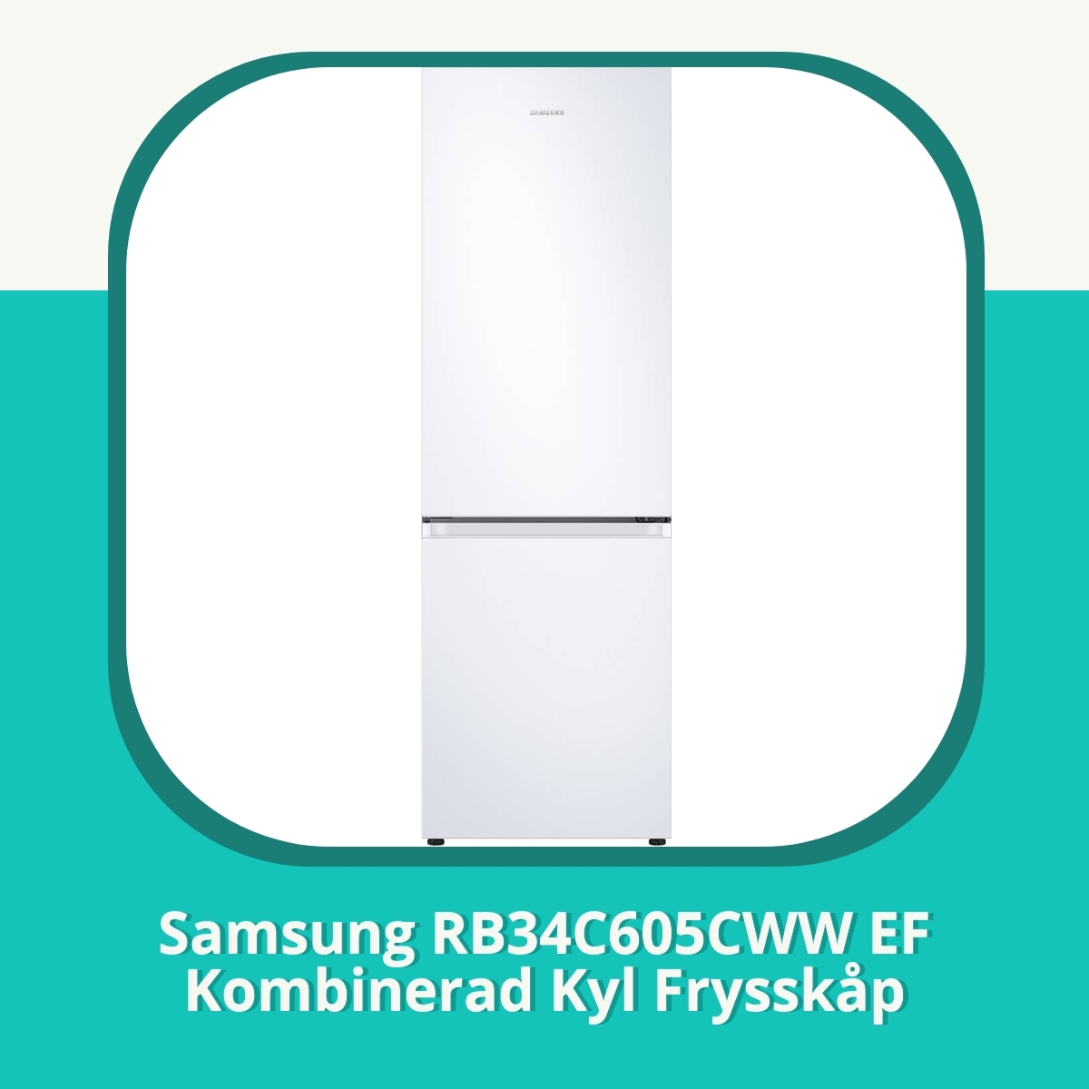Recension af Samsung RB34C605CWW EF Kombinerad Kyl Frysskåp