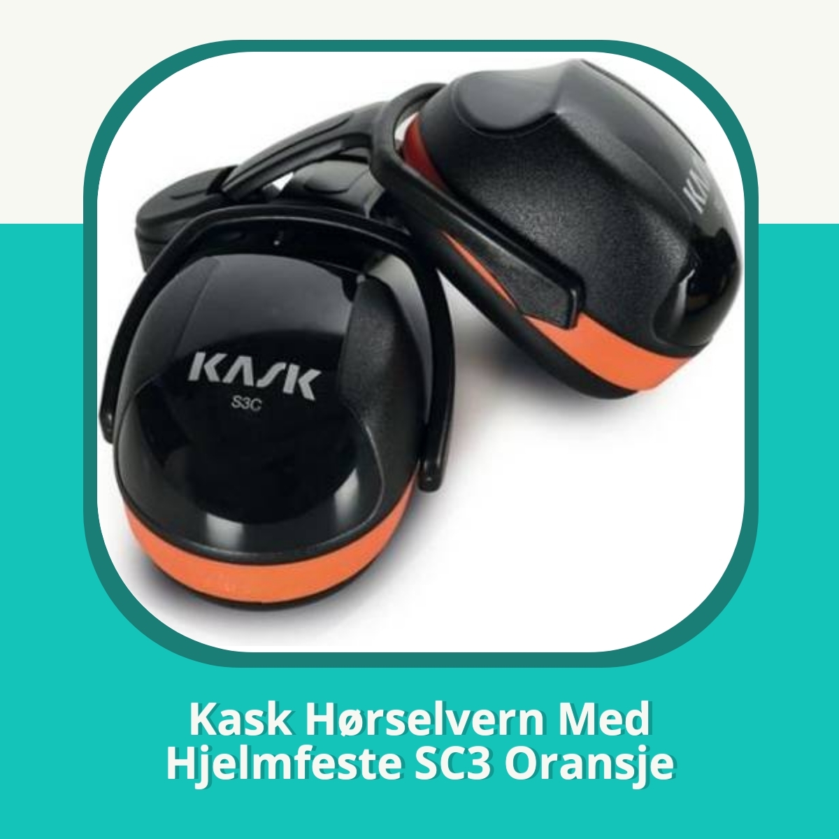 Anmeldelse af Kask Hørselvern Med Hjelmfeste SC3 Oransje
