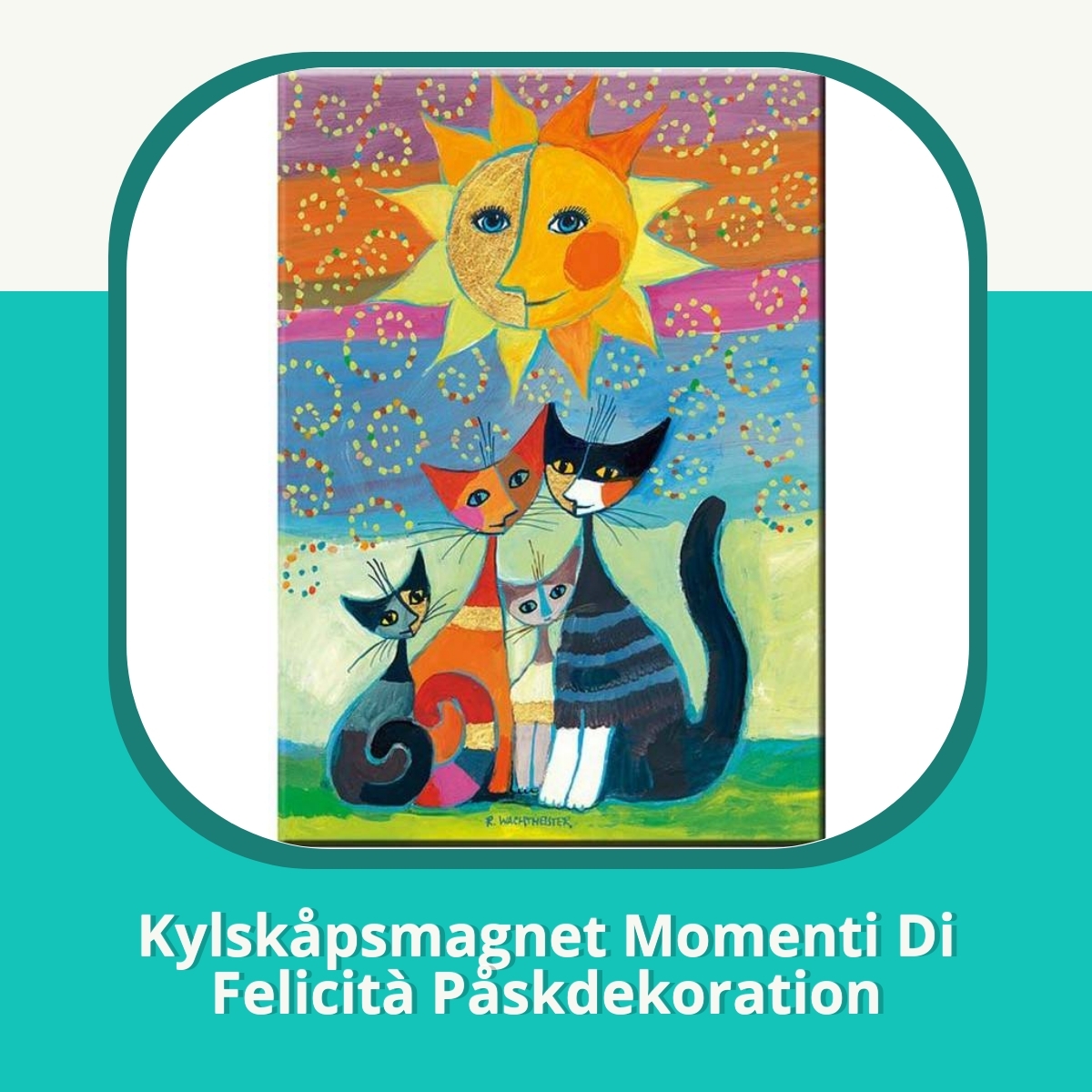 Recension af Kylskåpsmagnet Momenti Di Felicità Påskdekoration