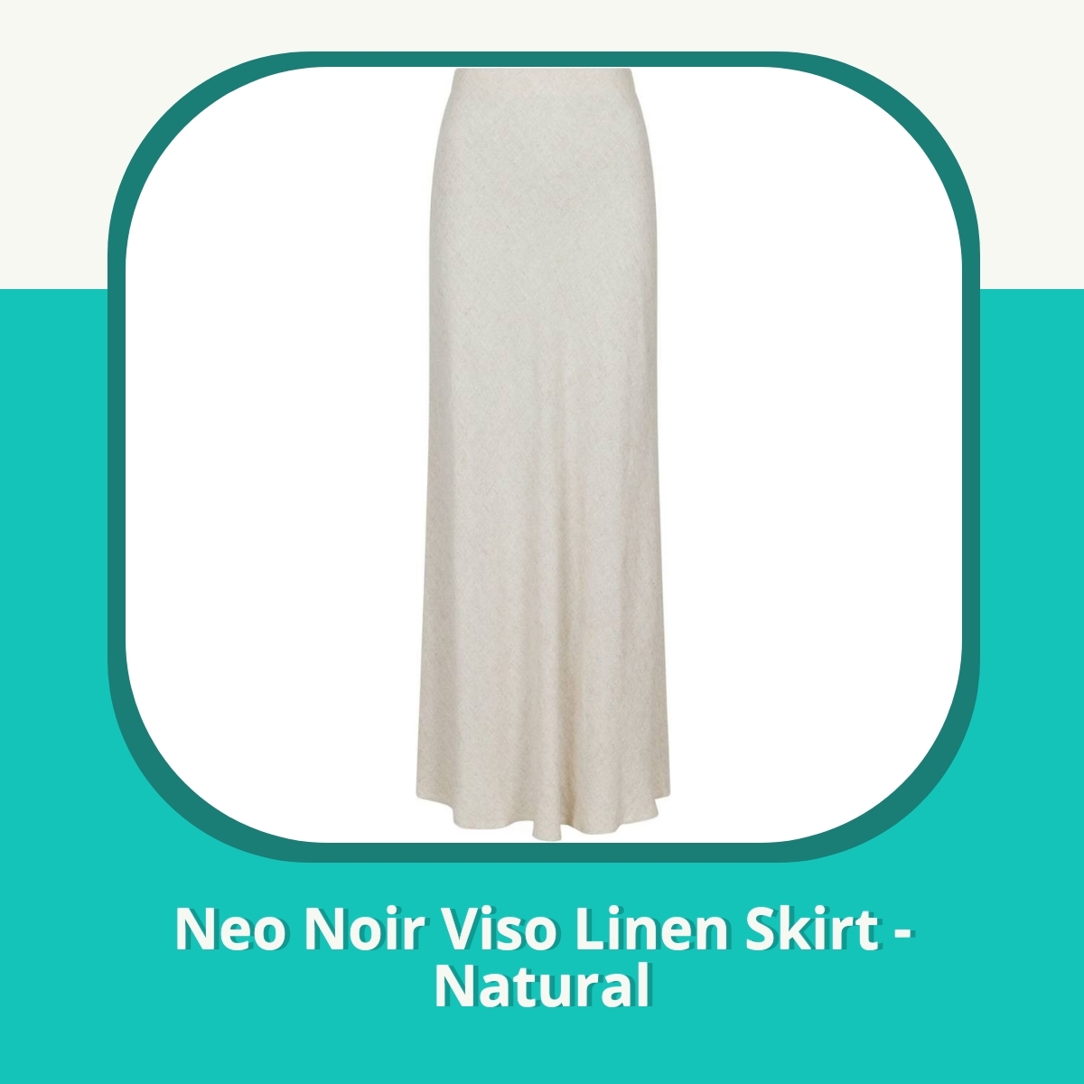 Anmeldelse af Neo Noir Viso Linen Skirt - Natural